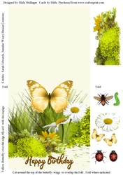 YELLOW BUTTERFLY OVER THE EDGE