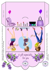 Gift envelope for a teenage girl