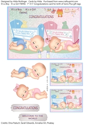 ITS A BOY ITSA GIRL TWINS