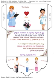 THANK YOU NURSES AND DOCTORS GIFT VOUCHER ENVELOPE