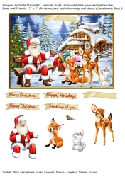 SANTA AND FRIENDS