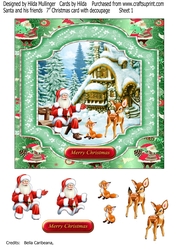 SANTA AND HIS FRIENDS