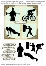 KEEPING TRIM AT THE GYM