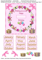 Birthday card for the year