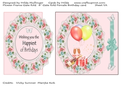 FLOWER FRAME GATE FOLD