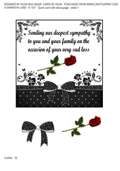 A SYMPATHY CARD