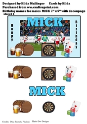 BIRTHDAY NAMES FOR MALES MICK