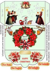 HAPPY CHRISTMAS TIME GIFT ENVELOPE