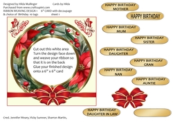 RIBBON WEAVING DESIGN 1