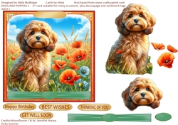 DOGS AND POPPIES 2