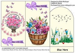 A GARDENERS GIFT VOUCHER WALLET