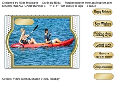 SPORTS FOR ALL TOPPER CARD 3