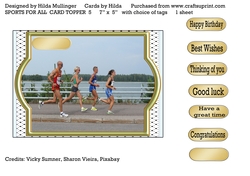 SPORTS FOR ALL TOPPER CARD 5