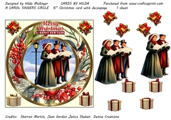 A CAROL SINGERS CIRCLE