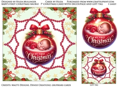 BABYS FIRST CHRISTMAS BAUBLE