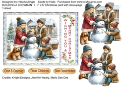 BUILDING A SNOWMAN 1