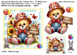 TEDDY SAYS HAPPY BIRTHDAY TO YOU 1