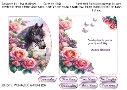 OVER THE EDGE HORSE FRONT AND BACK