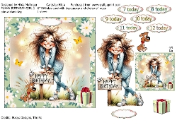 FUNNY BIRTHDAY GIRL 1