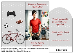 MALE TEENAGER GIFT VOUCHER WALLET