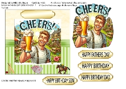 MALE FATHERS DAY OR  BIRTHDAY CARD 1