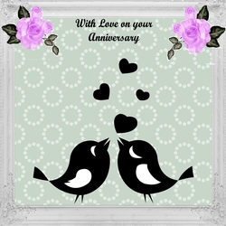 Anniversary love birds