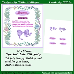 Special Birthday 7th July