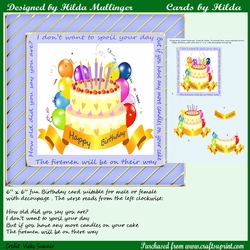 Happy Birthday with verse