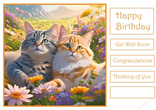 Cats Playing