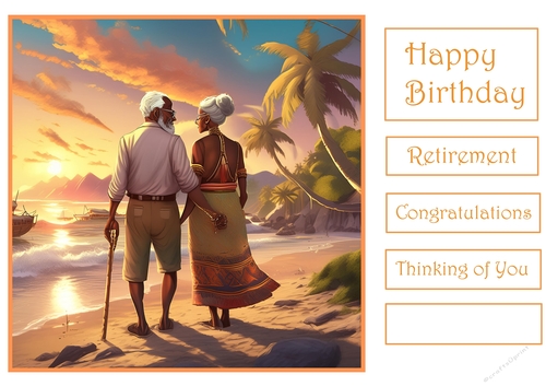 Couple walking on a beach 