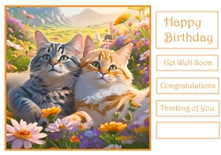 Cats Playing