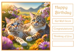 Cats Playing