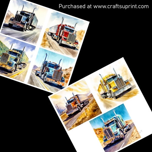 Trucks on the road 1 COASTERS