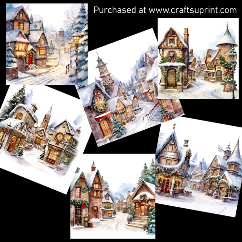 Festive Christmas village 4