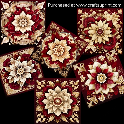 Modern vintage 4 CARD FRONTS