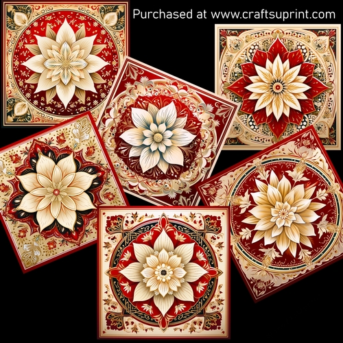 Modern vintage 7 CARD FRONTS