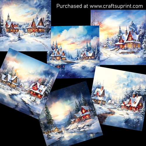Welcome,Winter! 3 CARD FRONTS