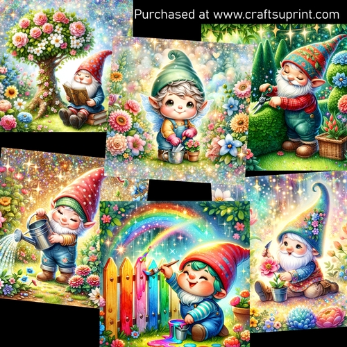 Magical garden gnomes CARD FRONTS