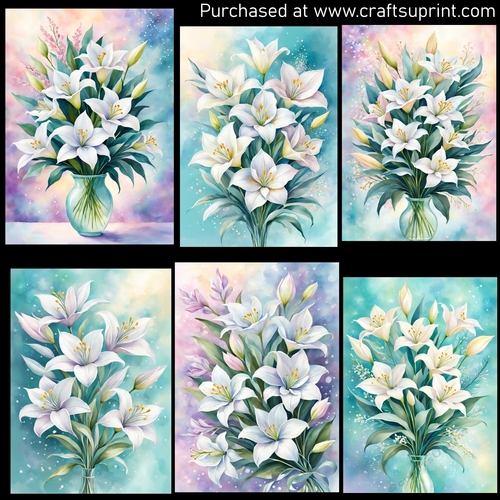 Lilies 5x7 1 CARD FRONTS