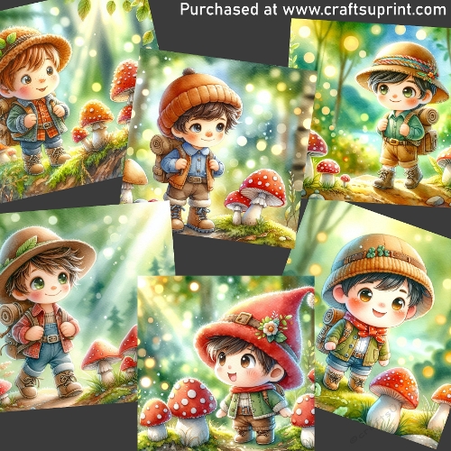 Mushroom picker CARD FRONTS