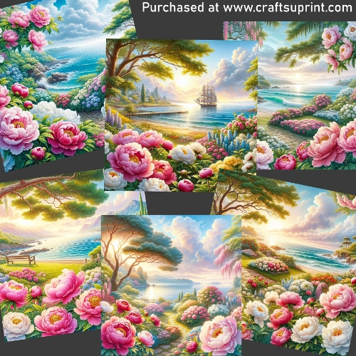 Coastal peonies CARD FRONTS