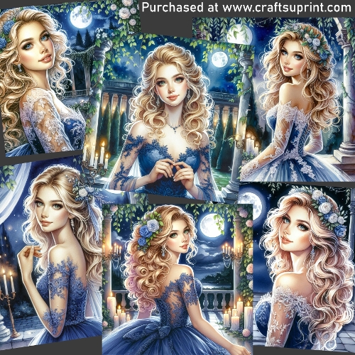 Beautiful blonde girl