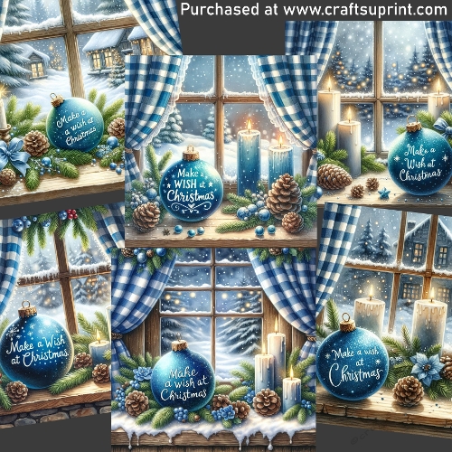 Make a wish at Christmas - CARD FRONTS