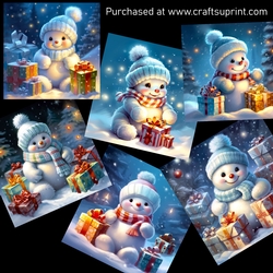 Cute snowman 3