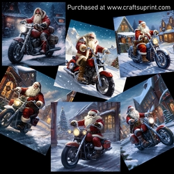 Biker Santa 