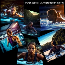 Lady swimmer 