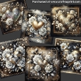 Elegant heart 3 CARD FRONTS