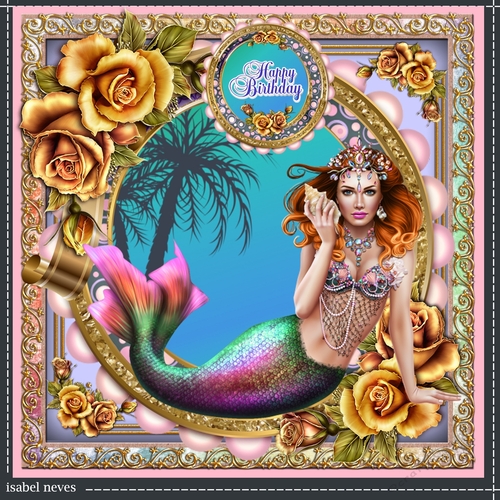 Mermaid And Roses 5