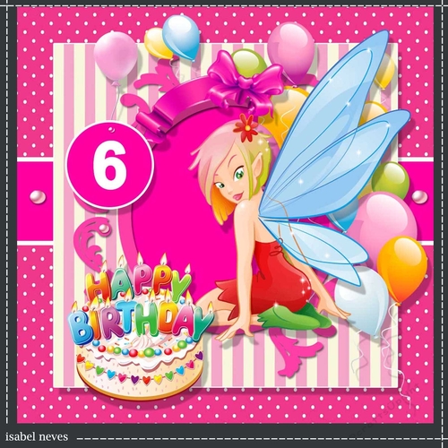 Birthday Fairy Mermaid Princess 4