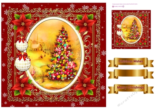 Vintage Christmas Quick Card 4